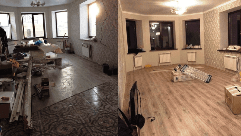 Комната после ремонта